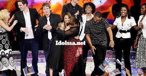 Judge Marah Louw and Jody Williams at Idols SA season 4 Grand Finale