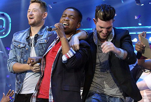 Idols SA Season 10 Winner Vincent Bones performing at the Grand Finale