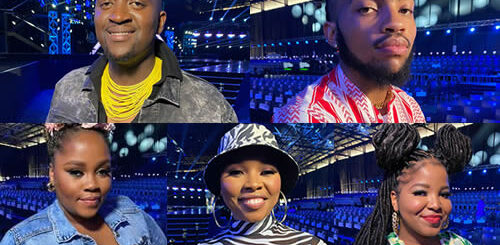 Idols SA Season 18 Top 5 Contestants in 2022.