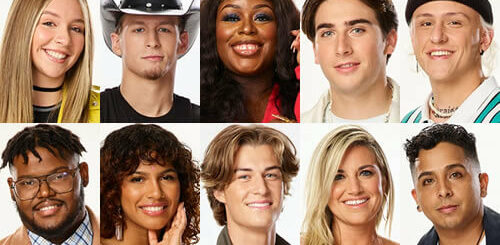 The Voice Season 22 Top 10 contestants in 2022.