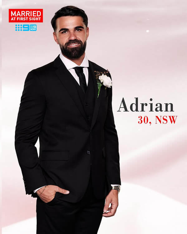 Adrian Araouzou - Married At First Sight Australia Season 12 groom in 2025