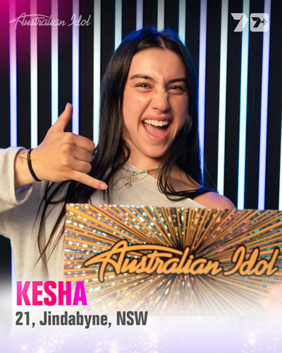 Kesha Oayda - Australian Idol Season 11 Golden Ticket Winner in 2026