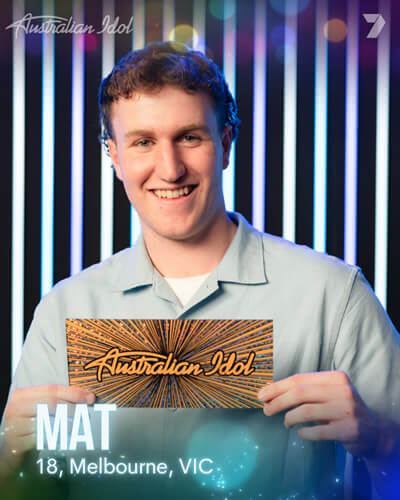 Mat Rigby - Australian Idol Season 11 Golden Ticket Winner in 2026