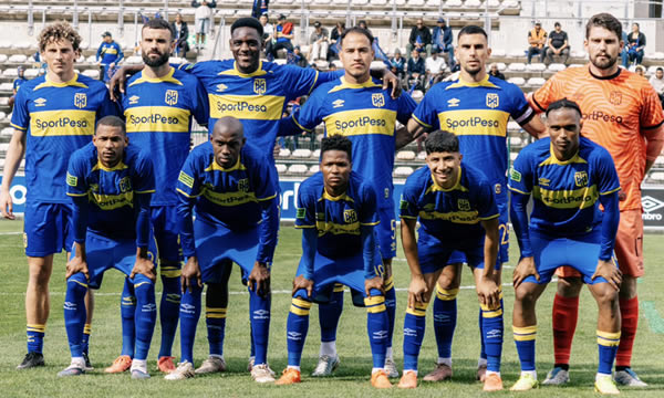 Cape Town City FC starting 11 against Leicesterford City on Wednesday 2 September 2026