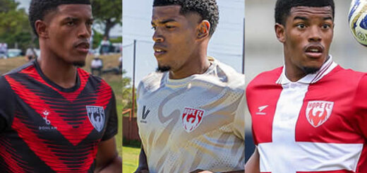 Dean Solomons - football player of Hope FC in South Africa